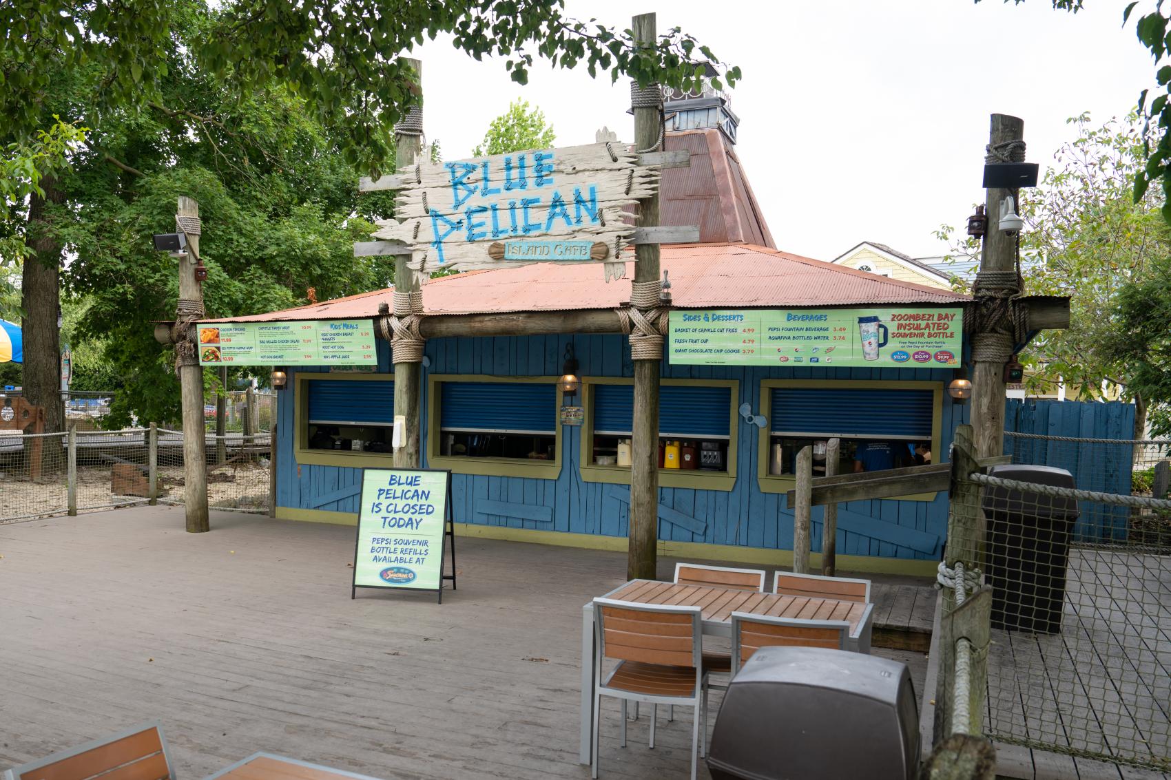 Blue Pelican Zoombezi Bay